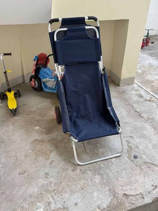Cadeira de praia com rodas