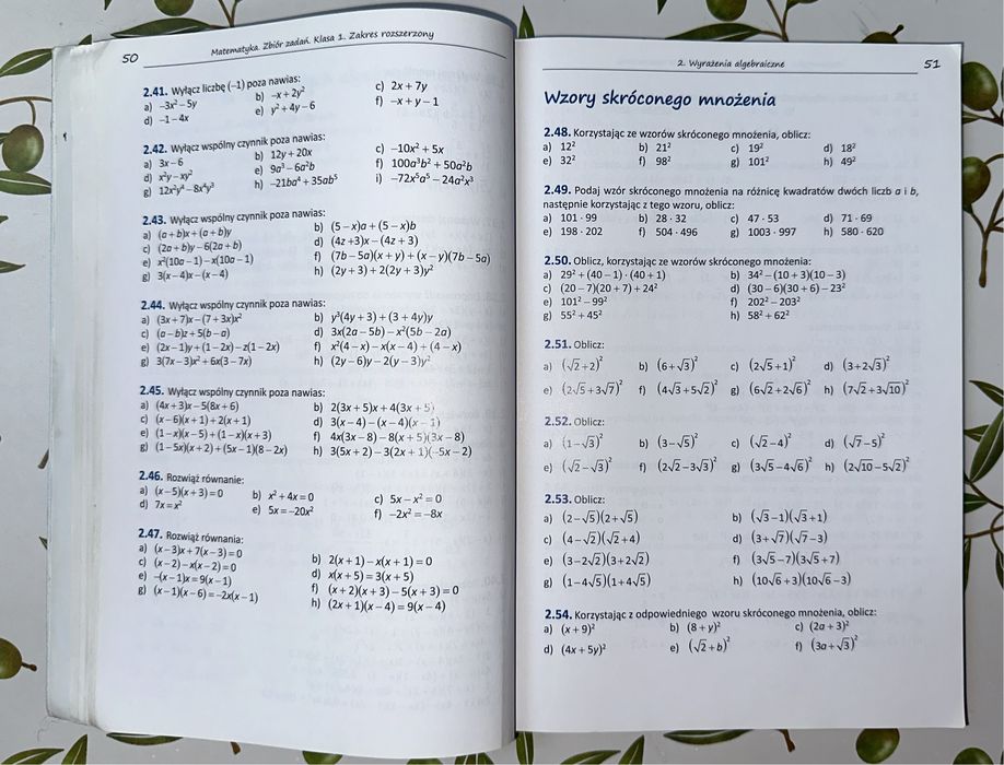 MATEMATYKA 1 Zbiór zadań zakres rozszerzony Pazdro