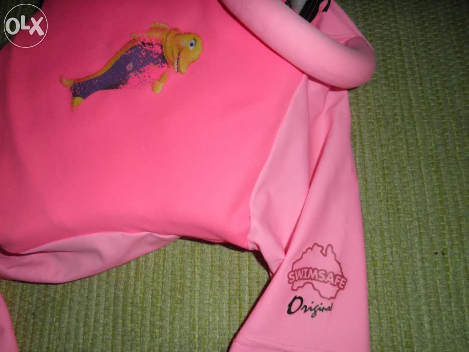 Fato "Swimsafe" cor de rosa
