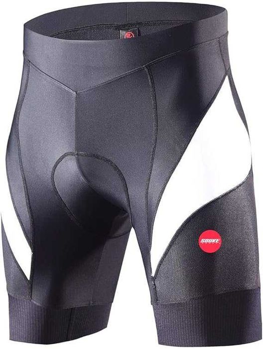 Męskie spodnie spodenki rowerowe M wkładka amortyzująca szybkoschnące