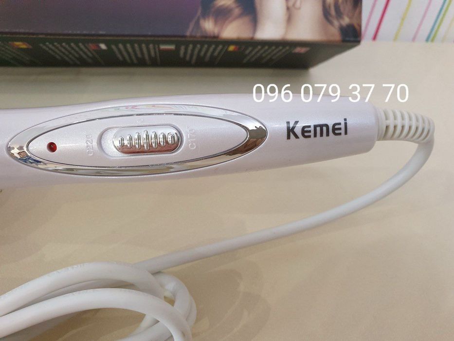 Тройная плойка Kemei KM-1010 22мм