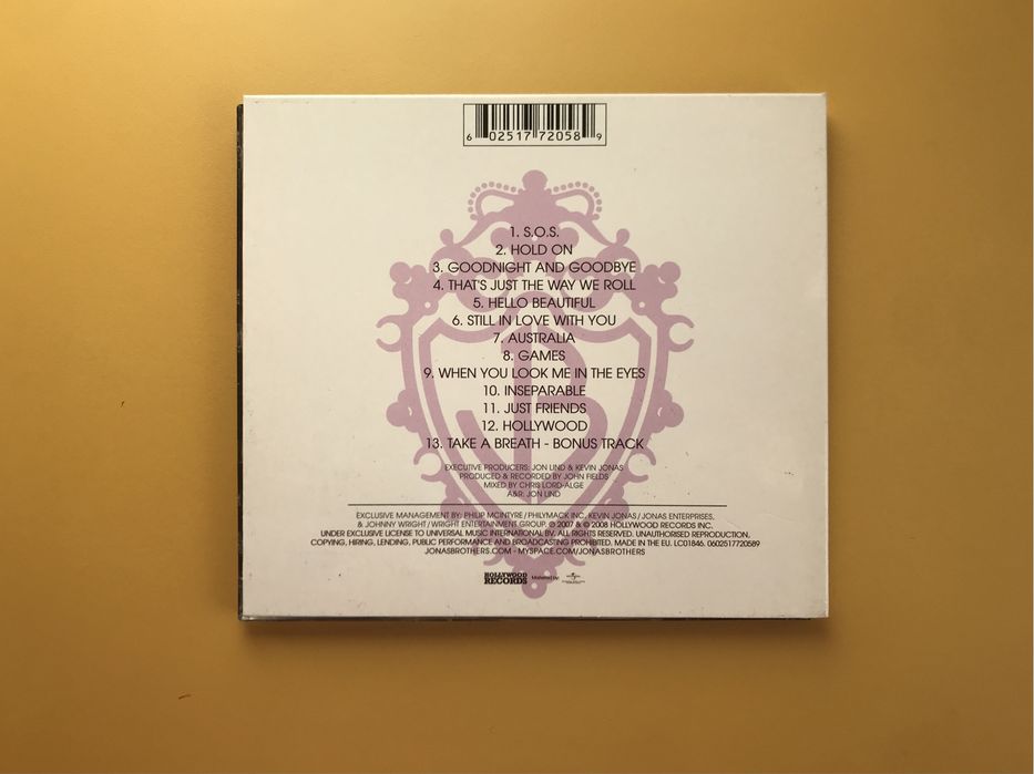 CD Jonas Brothers64585694309379121