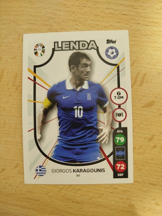 Lote 5 Cartas Match Attax All-Stars UEFA Euro 2024
