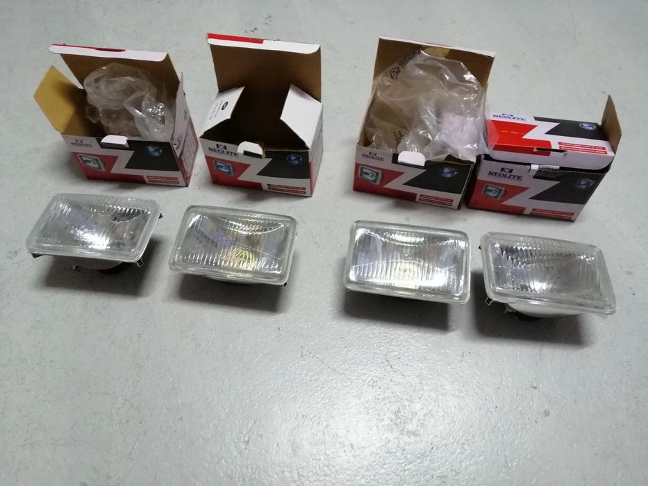 Kit de 4 faróis da frente Isuzu NKR Toyota Dyna 150 e 250 Datsun 720