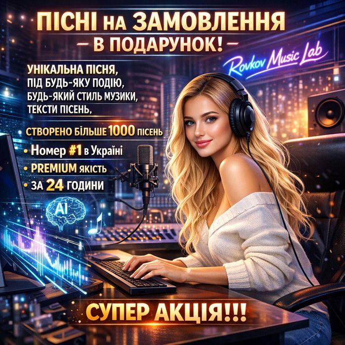 Пісня на замовлення, оживлення фото , подарунок, живе фото,відео ші