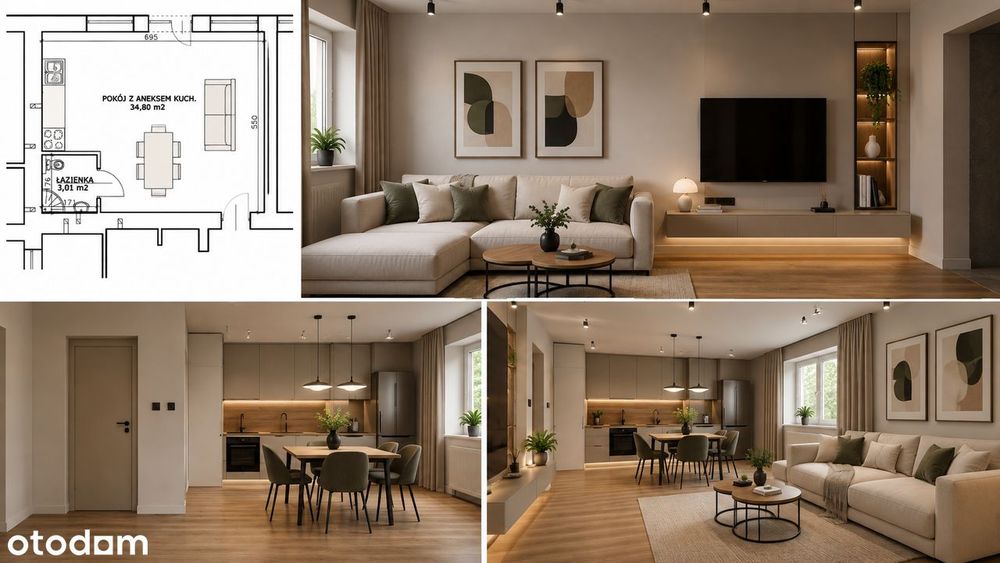 Mieszkanie na sprzedaż, 1 pokój, 38 m², Otwock