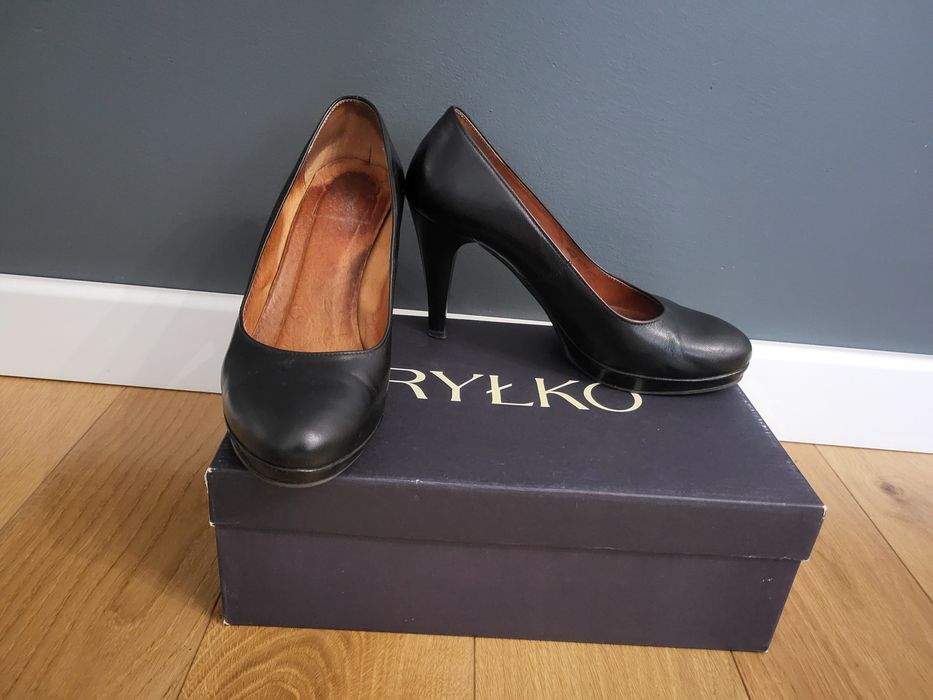 Czarne szpilki Ryłko rozmiar 37