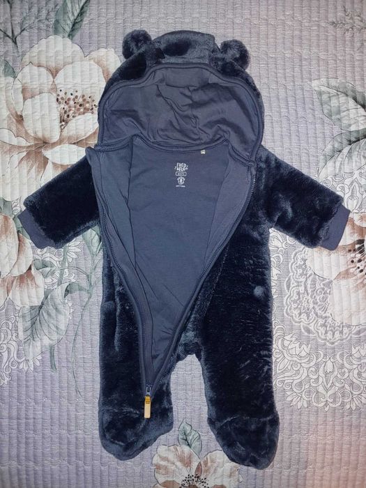 Комбинезон детский, тёплый F&F, Великобритания. Размер от 1 месяца.