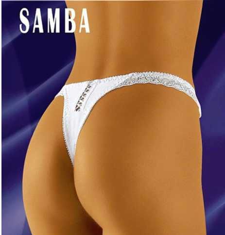 Wolbar Samba stringi majtki rozmiar S czarny