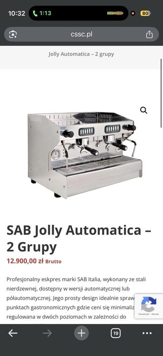 Eksperes  Sab jolly automatica 2 grupy profesjonalny