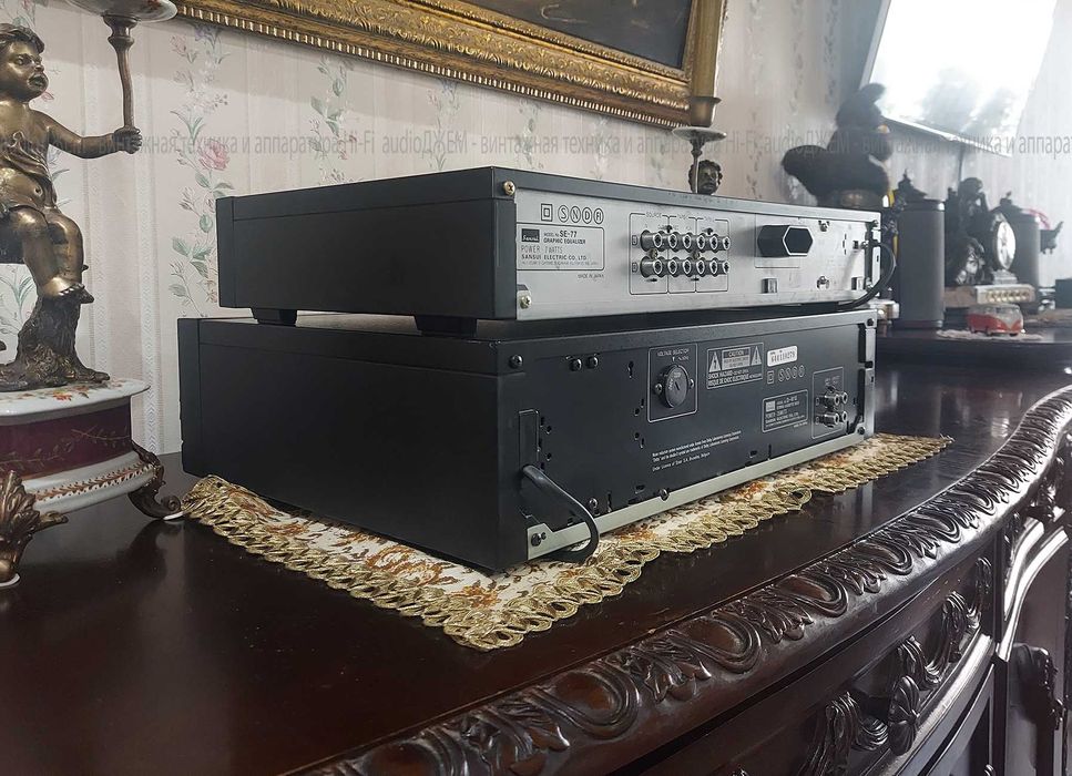 Hi-Fi система Sansui D-W10 + Sansui SE-77 made in Japan