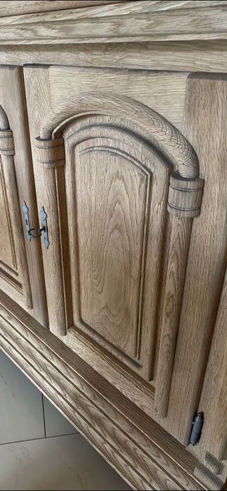 Komoda drewniana długa, rustykalna