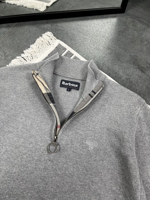 Чоловічий 1/3 зіп кофта світшот Barbour