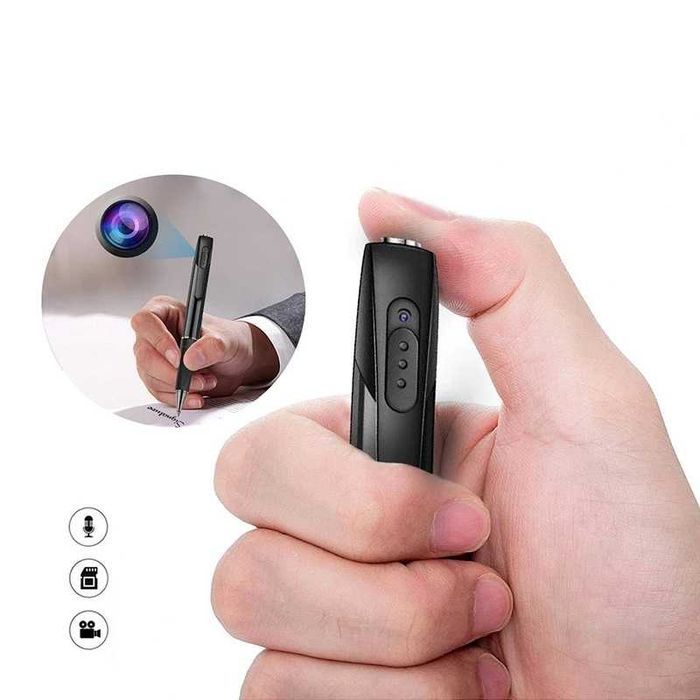 Ukryta Kamera Szpiegowska Długopis Dyktafon Full HD