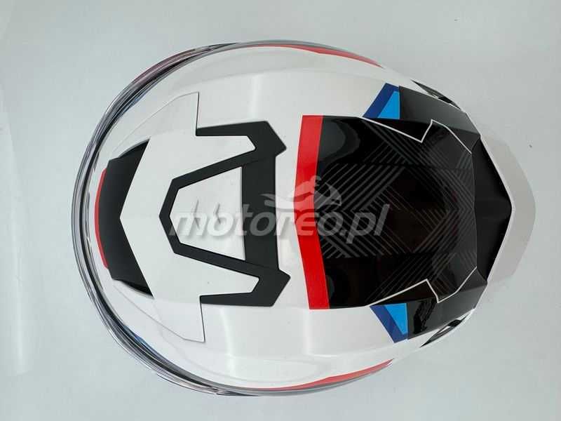 WYPRZEDAŻ Kask Otwarty Blenda LS2 OF618 VERSO 2 AIR White Red Blue
