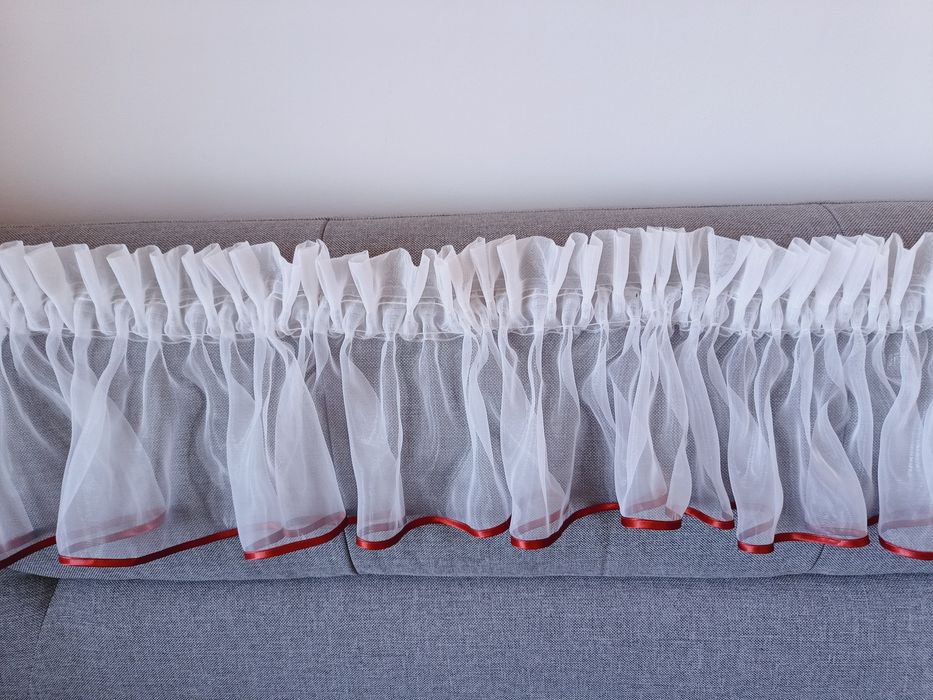 Firanka woalowa, lambrekin 6m, nowa