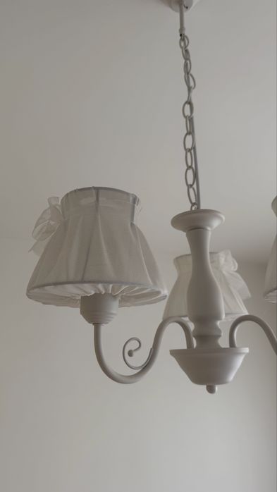 Lampa wisząca 3x40W E27 biała