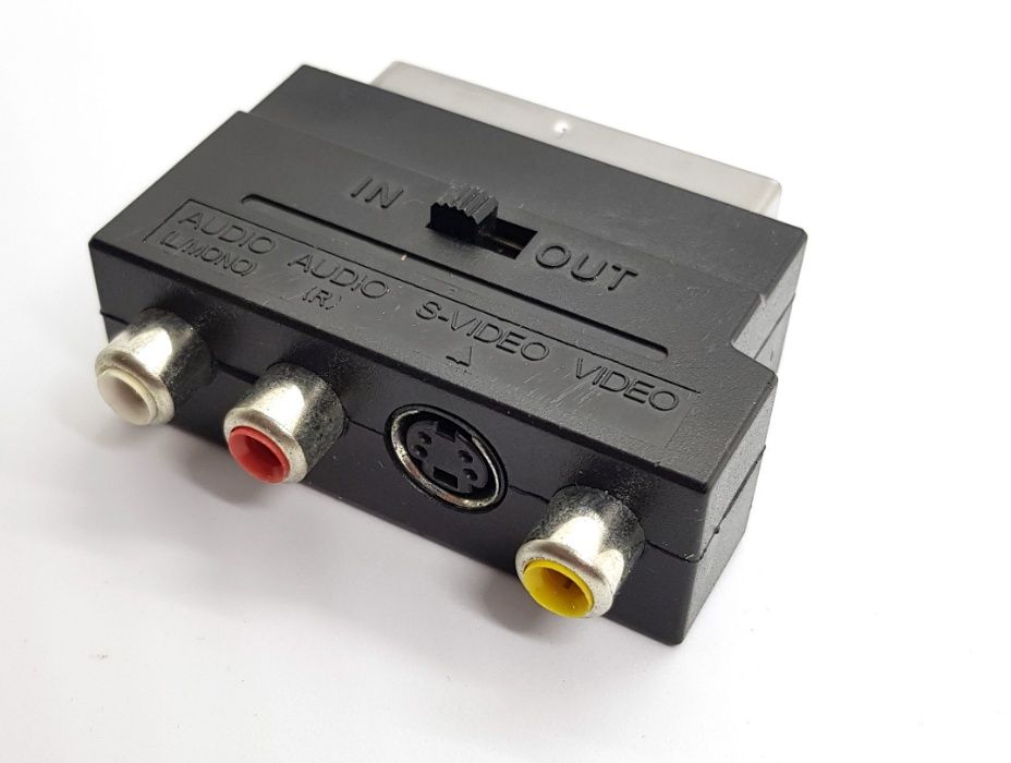 Адаптер переходник SCART 3xRCA/AV (СКАРТ->Тюльпаны) VIDEO две стороны ...