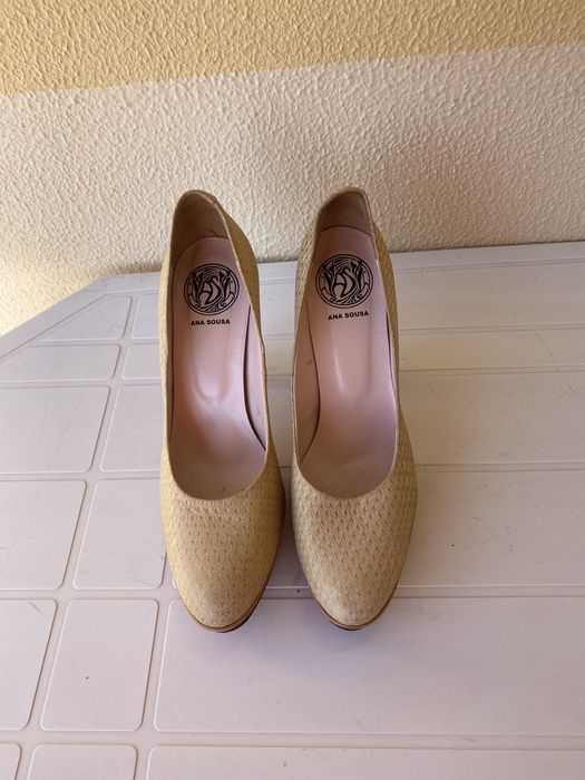 Sapatos de salto alto compensados Ana Sousa
