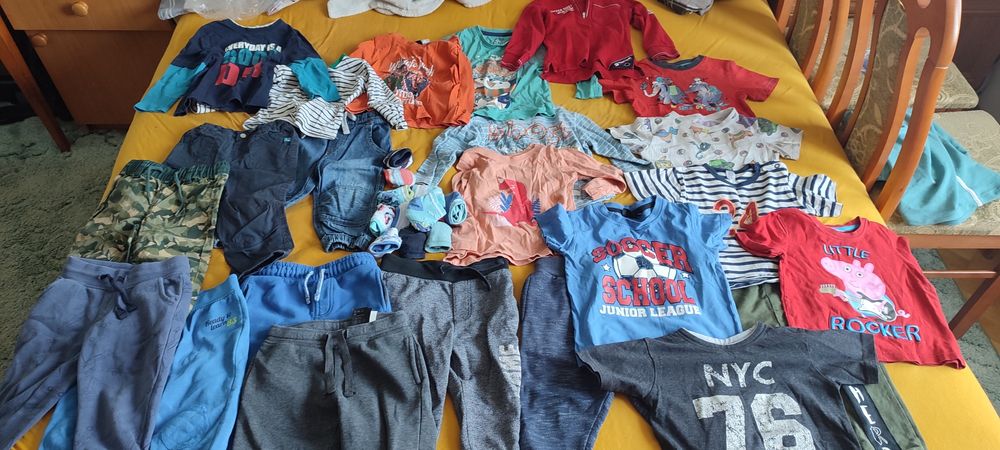 Mega paczka ubranek dla chłopca 86