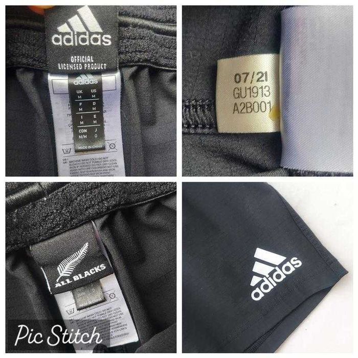 Чоловічі спортивні шорти для регбі з однотонним принтом adidas