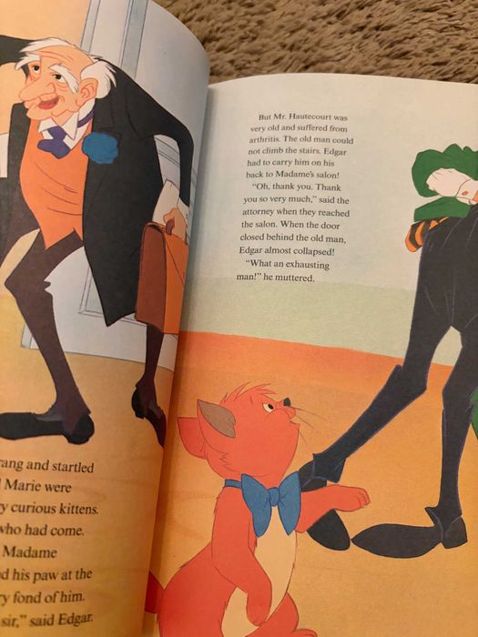 Книга Аристокоти Коти-аристократи Казки Діснея англійською (США)