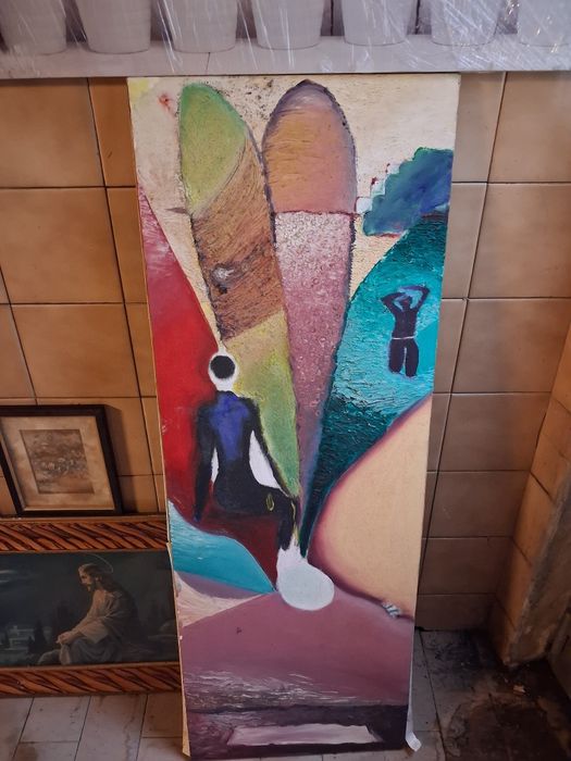 Lote de 7 quadros antigos