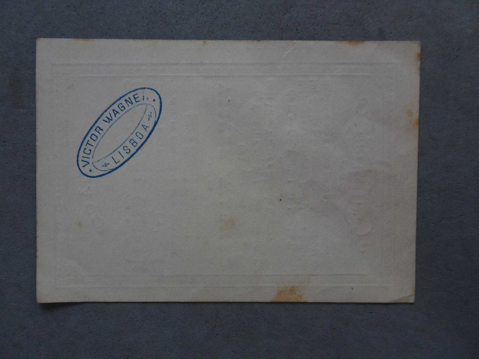 Antigo programa / cartão Teatro da Trindade Theatro da Trindade 1875