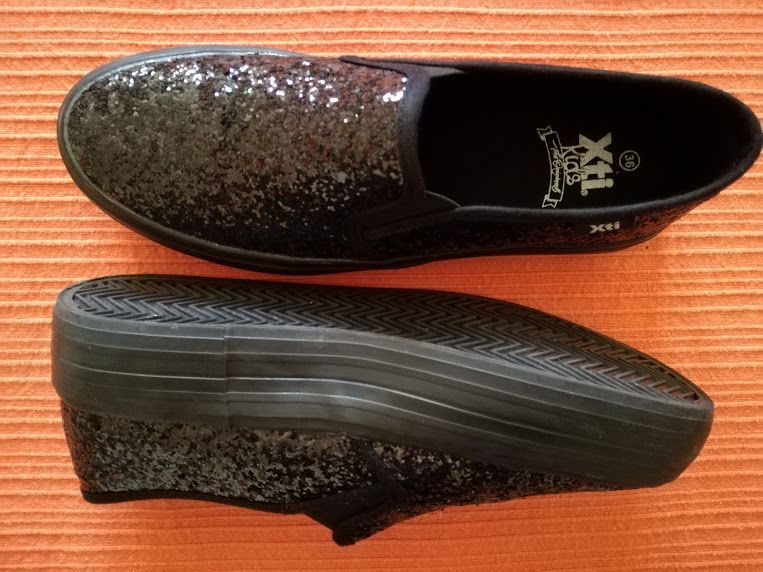 Lote Sapatos Silp On Glitter, 36