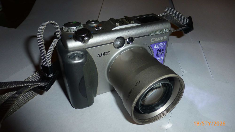 CANON POWERSHOT G3  kultowy i profesjonalny aparat