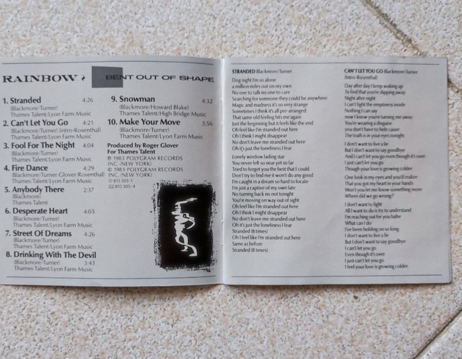 CD Rainbow Bent Out of Shape