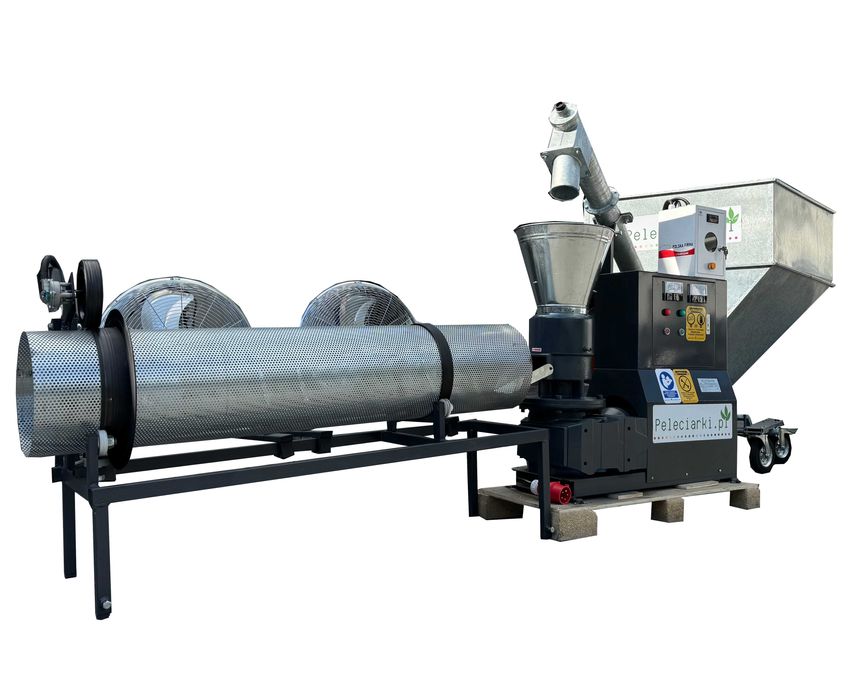 Linia Do Produkcji Peletu OD RĘKI 30kW Granulat Duża Wydajność do 1t/h
