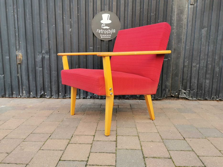 Fotel TATRA, Czechosłowacja '60 Design, Vintage, Prl, RETRO
