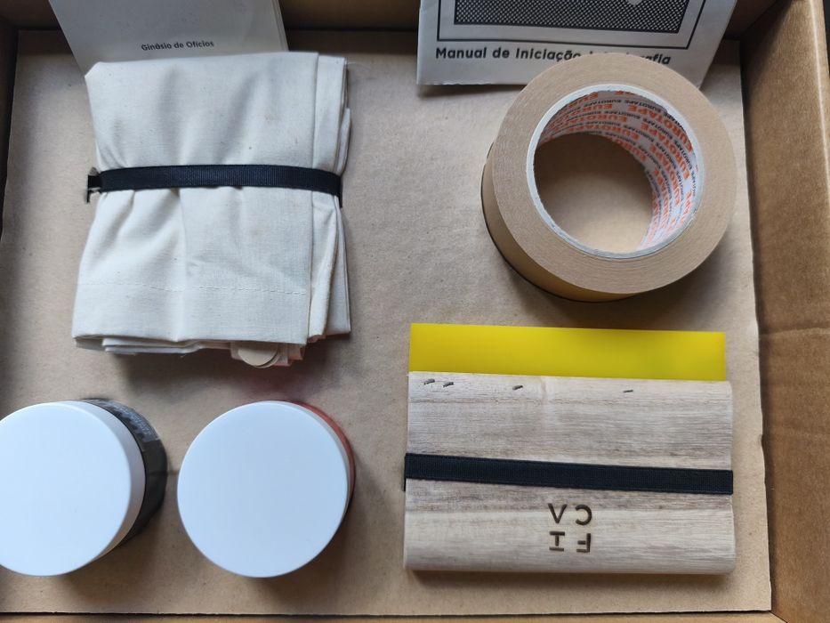 kit de serigrafia Novo Fica