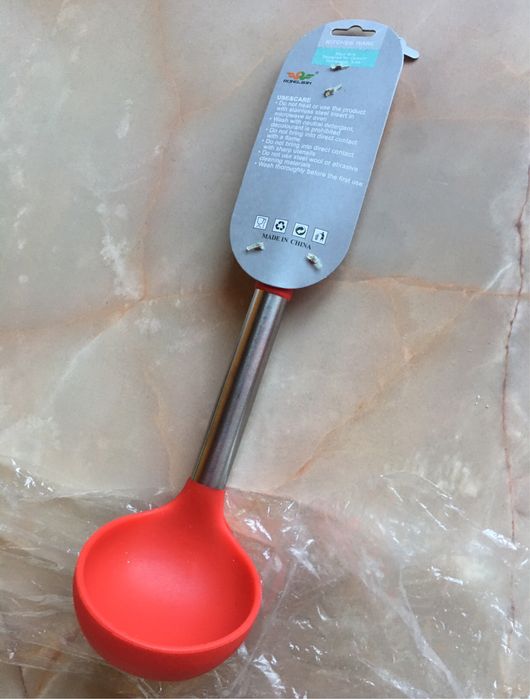 Половник/черпак силиконовый кухонный 30 см новый