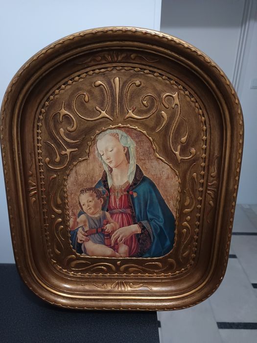 Quadro com Nossa Senhora do menino