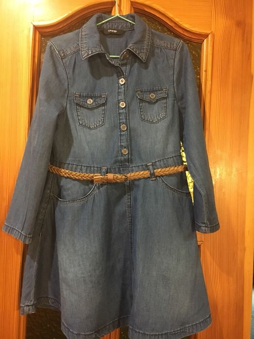 Детское джинсовое платьице