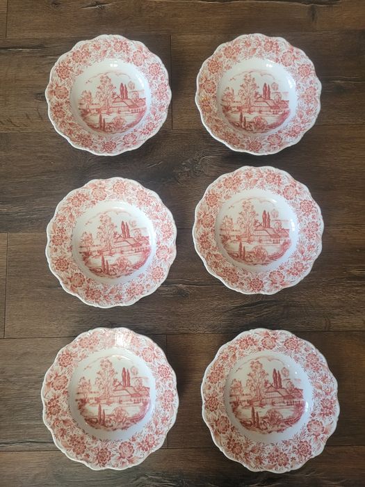 Porcelana Bavaria piękny komplet talerzy