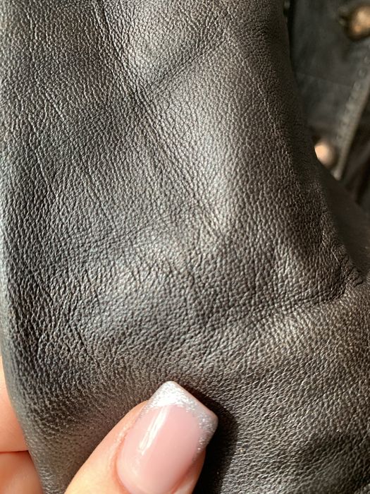 Кожа плащ ,стильный