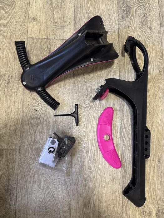 Самокат Globber Evo comfort lights рожевий 5 в 1