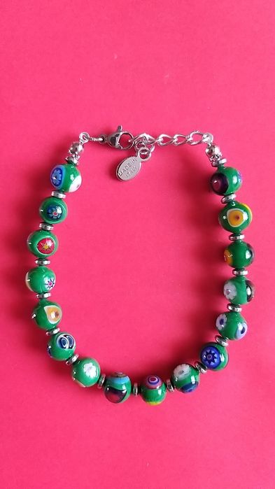 Bransoletka wykonana na wyspie Murano.