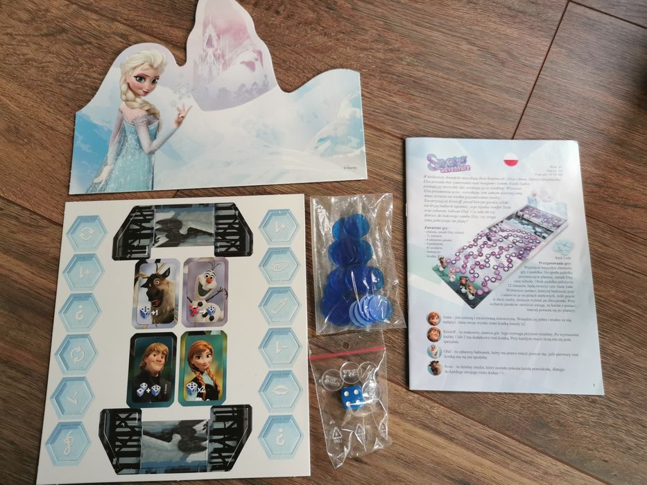Gra planszowa Snow Adwenture FROZEN (Kraina Lodu)