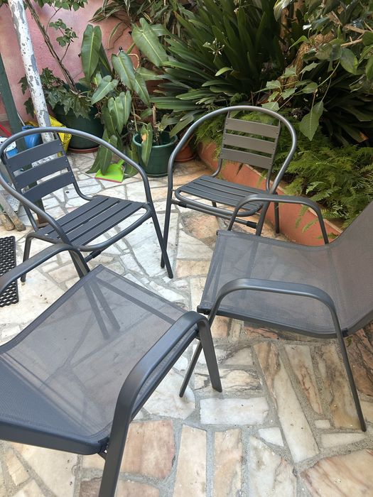 Cadeiras exteriores de jardim