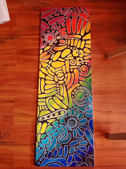 Czwarty obraz z cyklu szaleństwo kolorów