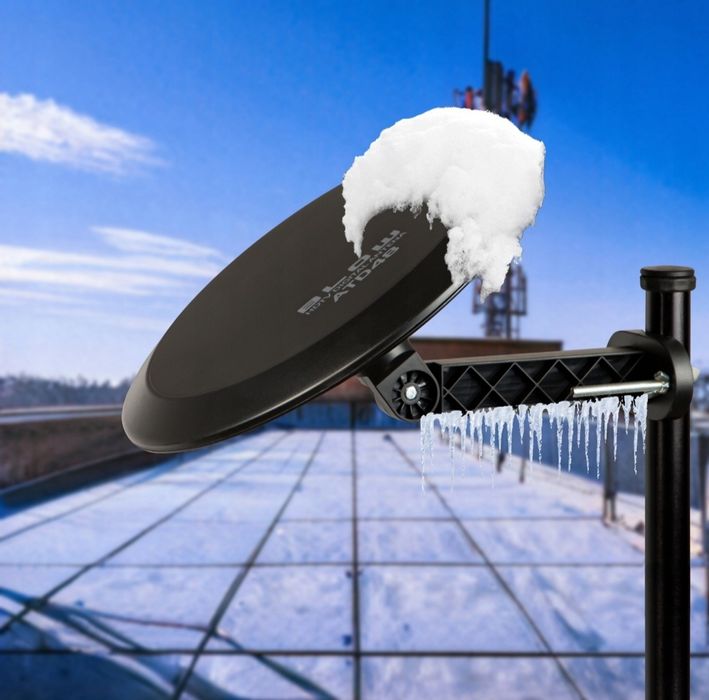 Aktywna antena zewnętrzna do TV naziemnej DOOKÓLNA 360 DVB-T 4K LTE