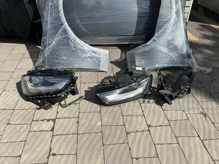 Комплектний перід Audi A4 B8  Рестайл(Капот,Крила,Фари)2012-2016