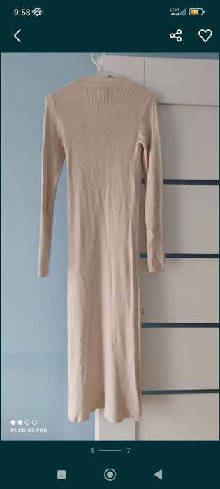 Sukienka dzianinowa Stradivarius święta 36 S