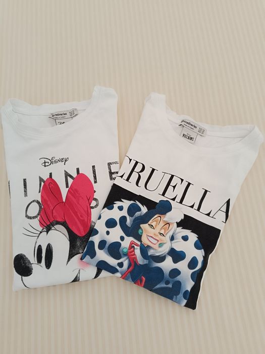 Conjunto t-shirt Disney tamanho XS