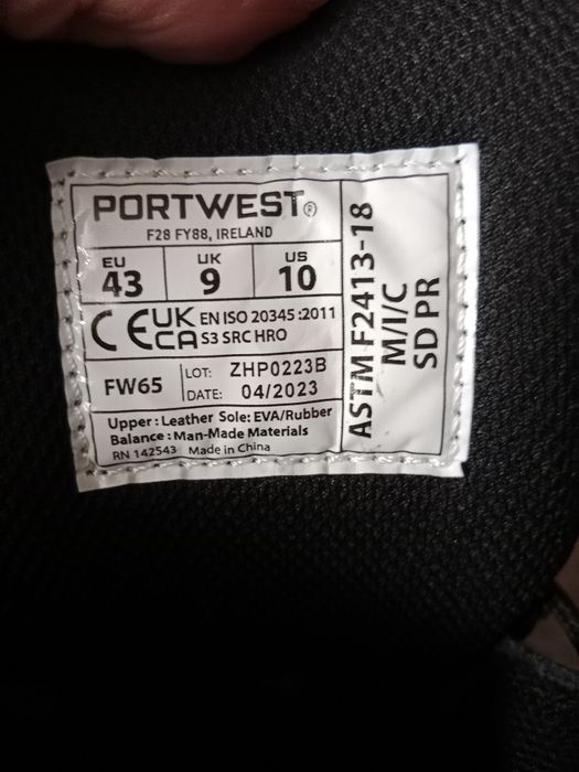 Trzewiki wysokie Portwest 43