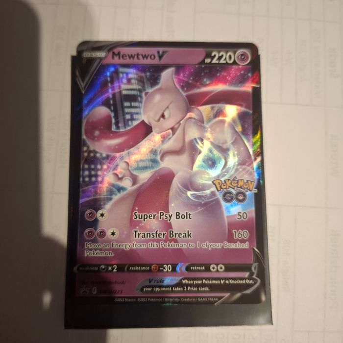Karta pokémon mewtwoV